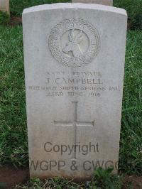 Dar Es Salaam War Cemetery - Campbell, J